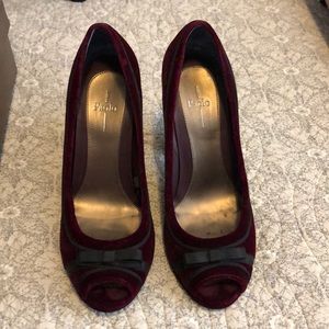 Velvet Paolo PeepToe heels